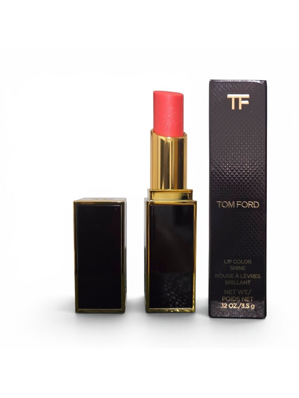 Tom Ford Lip Color Shine "Insidious" 09 - .12oz NIB & Red Tom Ford Lipstick Case
